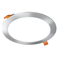 Įleidžiamas šviestuvas RONDO 24W IP40 3000K 2400 lm standartinis matinis chromas