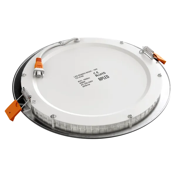 Įleidžiamas šviestuvas RONDO 18W IP40 3000K 1800 lm standartinis matinis chromas