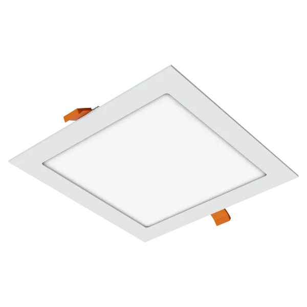 Įleidžiamas kvadratinis šviestuvas 18W IP40 3000K 1700 lm standartinė balta