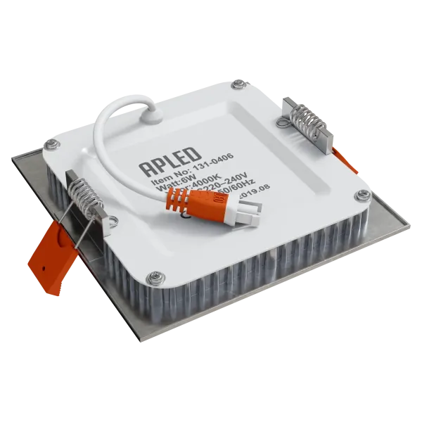 Upotettava alavalaisin SQUARE 6W IP40 3000K 550lm standardi mattakromi