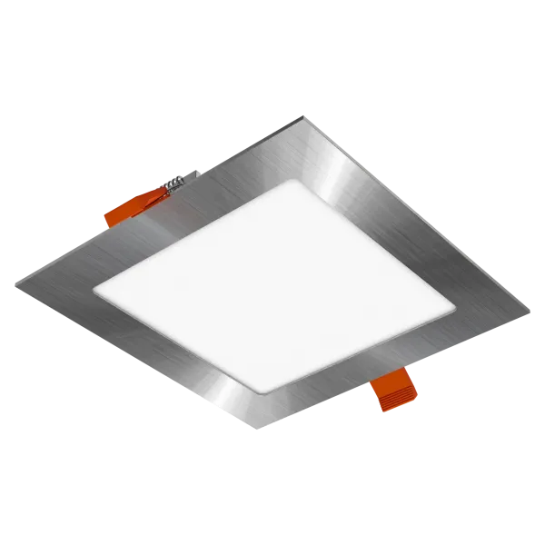 Įleidžiamas kvadratinis šviestuvas 18W IP40 4000K 1700 lm standartinė sidabrinė spalva