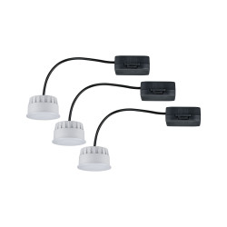 Recessed luminaire LED module Coin 3x6,5W 2,700 K