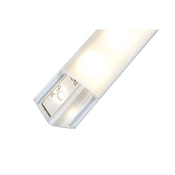 LED profiil hajutiga 2m anodiseeritud alumiinium, satiin DELTA