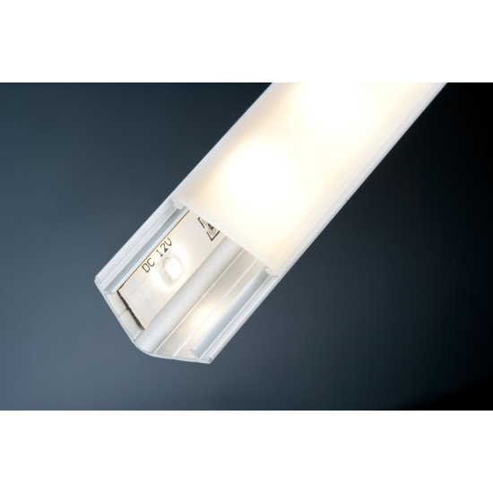 LED profiil hajutiga 2m anodiseeritud alumiinium, satiin DELTA