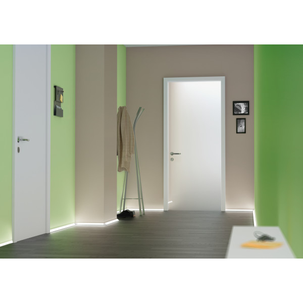 LED profiil hajutiga 2m anodiseeritud alumiinium, satiin DELTA