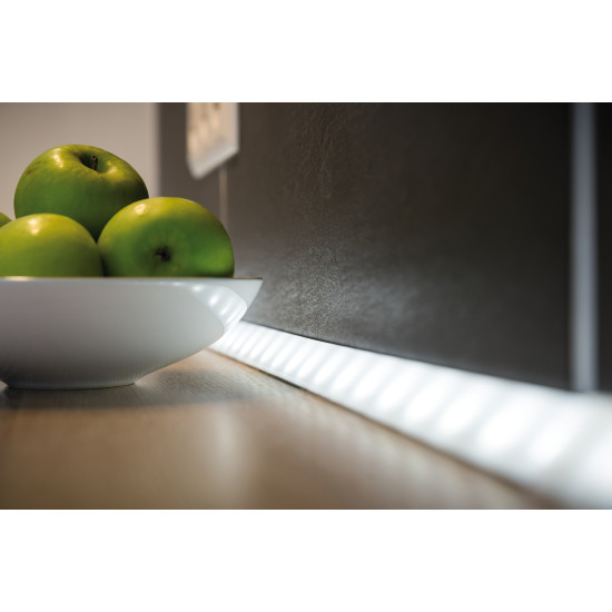 LED profiil hajutiga 2m anodiseeritud alumiinium, satiin DELTA