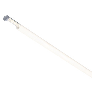 LED profiil hajutiga 2m alumiinium, satiin TUBE