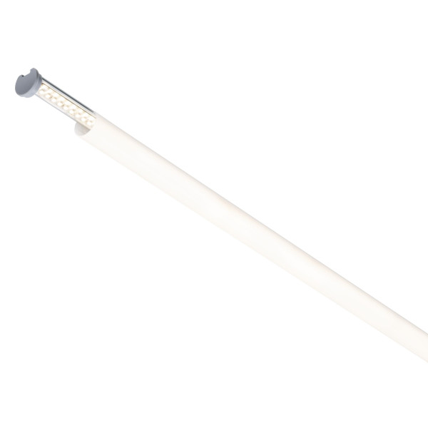 LED profiil hajutiga 2m alumiinium, satiin TUBE