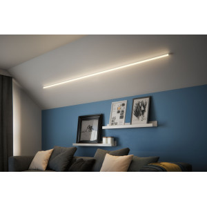 LED profiil hajutiga 2m alumiinium, satiin TUBE