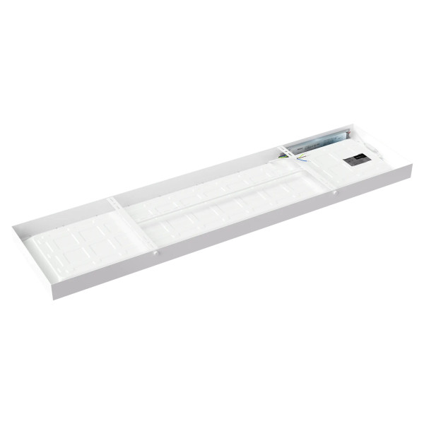 Lubinis LED šviestuvas LONG 40W IP41 4000K 3868 lm su DALI ir 1 val. baterija, baltas