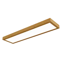 Paviršinis LED lubų šviestuvas LONG WOODLINE 42W IP20 4000K 3950 lm ąžuolas
