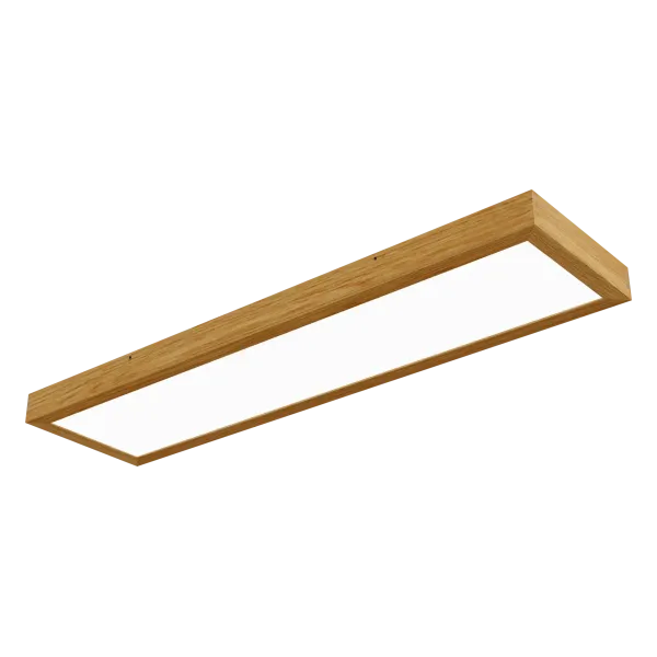 Paviršinis LED šviestuvas LONG WOODLINE 42W IP20 3000K 3950 lm ąžuolas