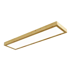 Paviršinė LED šviestuvas LONG WOODLINE 42W IP20 4000K 3950 lm pušis