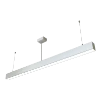 Riippuvalaisin LOOK 1200 mm 46 W IP20 4000 K 3387 lm, hopea