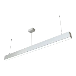 Riippuvalaisin LOOK 1200 mm 46 W IP20 4000 K 3387 lm, hopea