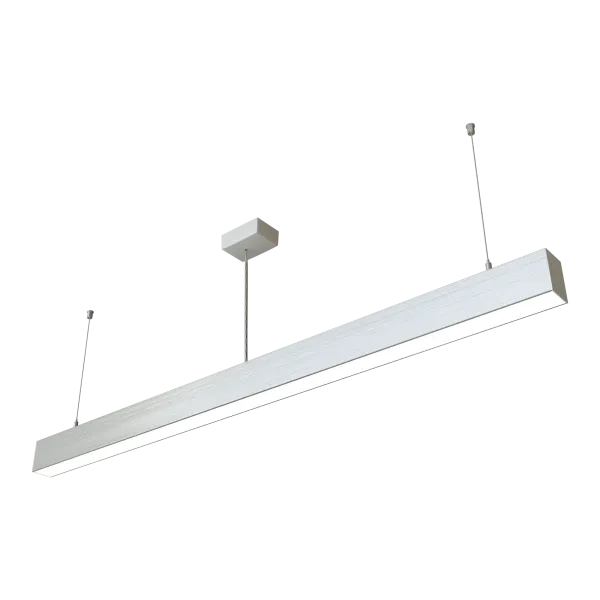 Riippuvalaisin LOOK 1200 mm 46 W IP20 4000 K 3387 lm, hopea