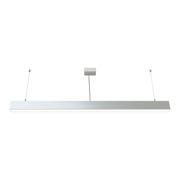 Riippuvalaisin LOOK 1200 mm 46 W IP20 4000 K 3387 lm, hopea