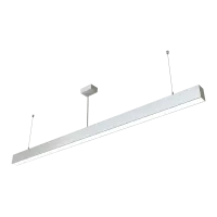 Riippuvalaisin LOOK 1500 mm 58 W IP20 4000 K 4350 lm, hopea