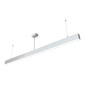 Riippuvalaisin LOOK 1500 mm 58W IP20 3000K 4350 lm, hopea