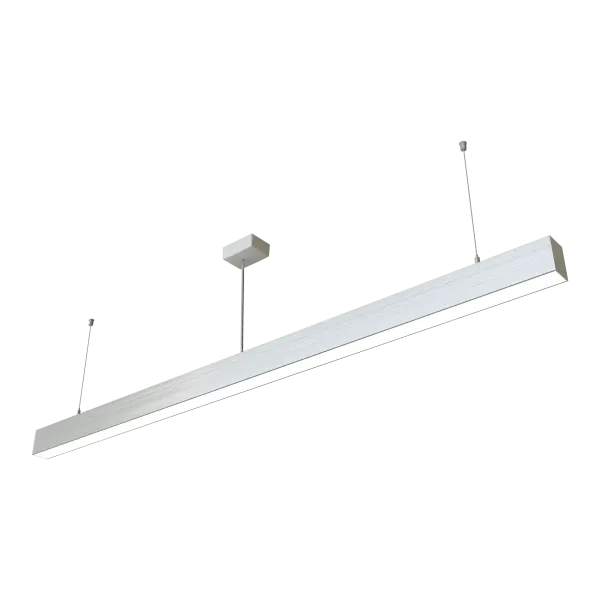 Riippuvalaisin LOOK 1500 mm 58W IP20 3000K 4350 lm, hopea