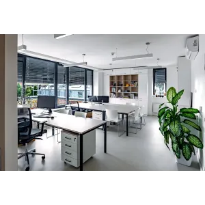 Riippuvalaisin LOOK 1500 mm 58W IP20 3000K 4350 lm, hopea