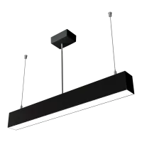 Riippuvalaisin LOOK 0,6 m 23W IP20 3000K 1820 lm musta