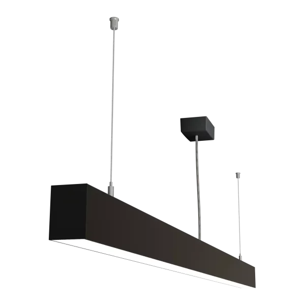 Riippuvalaisin LOOK 1500 mm 58W IP20 3000K 4350 lm musta