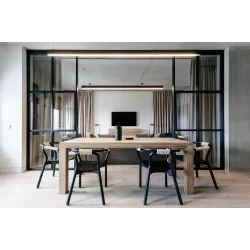 Pendant light LOOK 1500 mm 58W  IP20 3000K 4350lm black