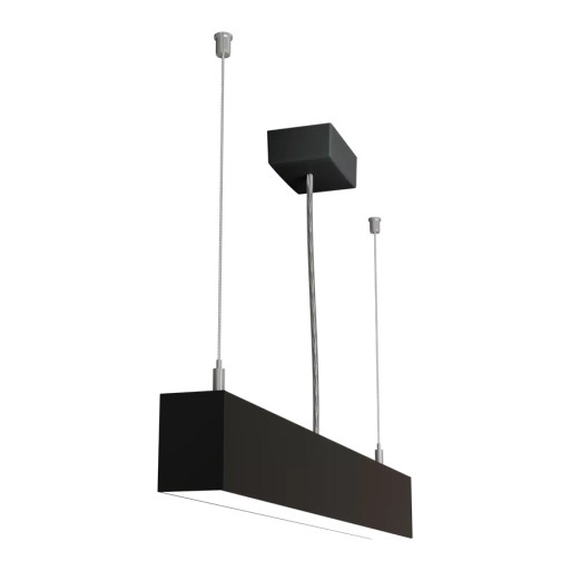 Pakabinamas šviestuvas LOOK 0,6 m 23 W IP20 4000 K 1820 lm juodas