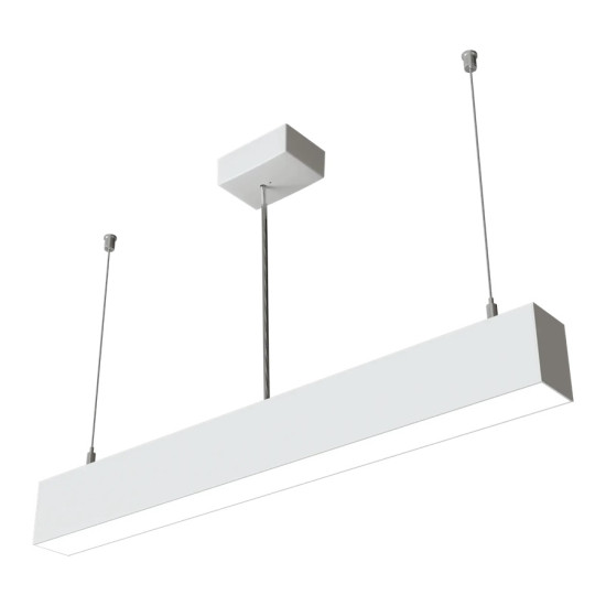 Pakabinamas šviestuvas LOOK 0,6 m 23W IP20 4000K 1820 lm baltas