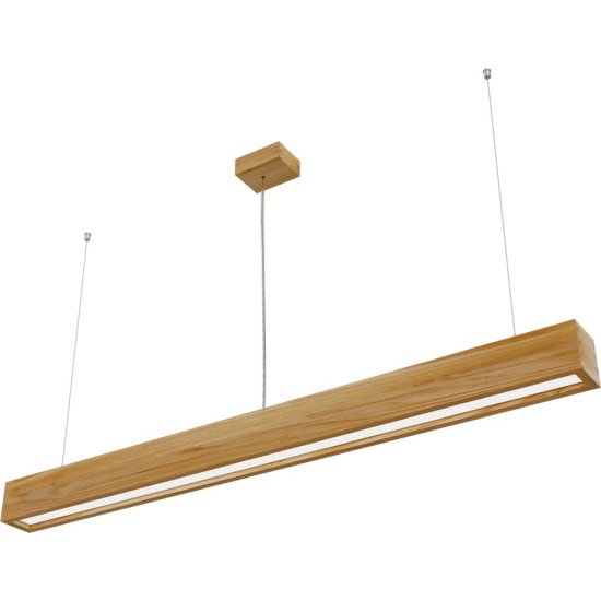 Riippuvalaisin LOOK WOODLINE 0,6 m 17 W IP20 4000 K 2364 lm Tammi