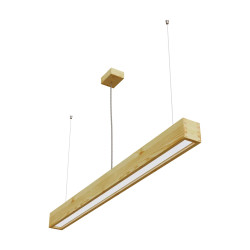 Rippvalgusti LOOK WOODLINE 0,6m 17W IP20 3000K 2364lm mänd