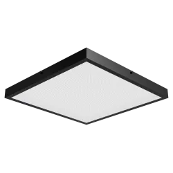 Virsapmetuma LED gaismeklis QUADRA 40W IP41 4000K 3512lm UGR melns