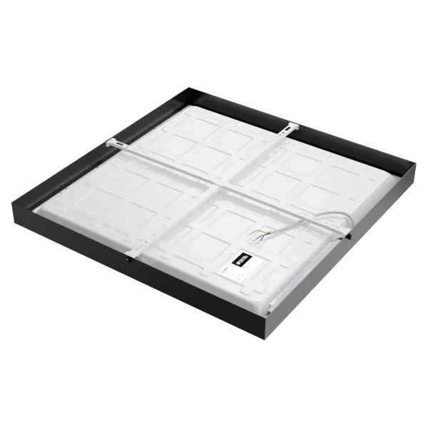 Pinnapealne LED valgusti QUADRA 40W IP41 4000K 3512lm UGR must