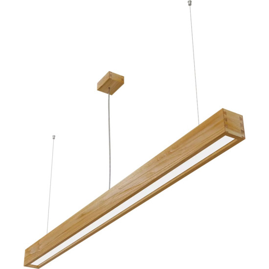 Pendant light LOOK WOODLINE 1,5m 48W IP20 4000K 3800 lm Ash