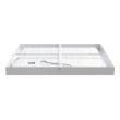 Paviršinis LED šviestuvas QUADRA 40W IP41 4000K 3512 lm standartinė balta