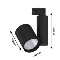 ProRail3 LED Rail spot black ZEUZ ProRail3 LED Rail spot black ZEUZ