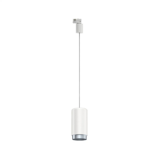 ProRail3-riippuvalaisin valkoinen E27 max. 50W CORUS