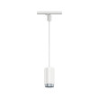 ProRail3-riippuvalaisin valkoinen E27 max. 50W CORUS