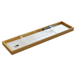 Virsapmetuma LED griestu gaismeklis LONG WOODLINE 42W IP20 3000K 3950lm osis