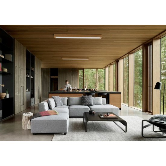 Paviršinis LED šviestuvas LONG WOODLINE 42W IP20 4000K 3950 lm išąžuolas