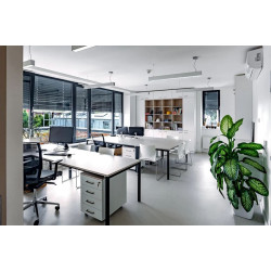 Pakabinamas šviestuvas LOOK 0.6m 23W IP20 3000K 1820lm sidabrinis