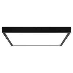 Surface LED light QUADRA 40W IP41 4000K 3512lm UGR black