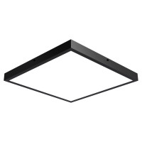 Surface LED light QUADRA 40W IP41 4000K 3512lm ugr black Surface LED light QUADRA 40W IP41 4000K 3512lm ugr black