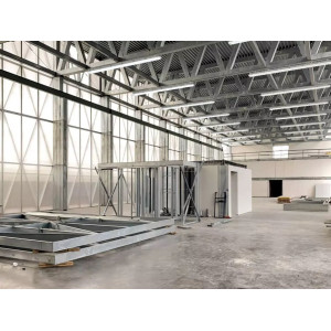 Industriālais gaismeklis VARIUS 1.5m 49W IP65 4000K 7116lm viena kabeļa ievads standarts