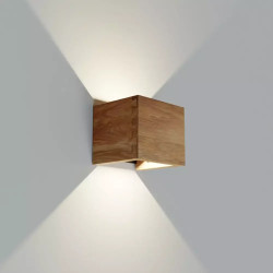 Sienas lampa 6W 3000K 424lm CUBE WOODLINE