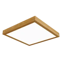 Virsapmetuma LED griestu gaismeklis QUADRA WOODLINE 600x600 40W IP20 4000K 3320lm ozols