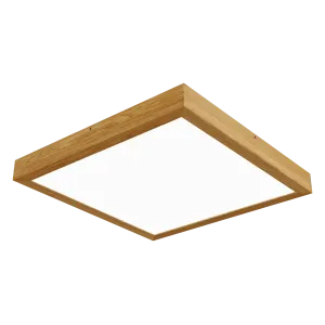 Pinnapealne LED laevalgusti QUADRA WOODLINE 600x600 40W IP20 3000K 3320lm tamm
