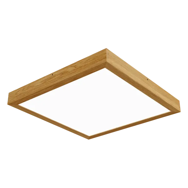 Pinnapealne LED laevalgusti QUADRA WOODLINE 600x600 40W IP20 3000K 3320lm tamm