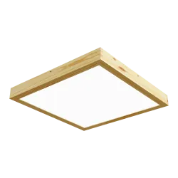 Paviršinis LED šviestuvas QUADRA WOODLINE 600x600 40W IP20 4000K 3320 lm pušis
